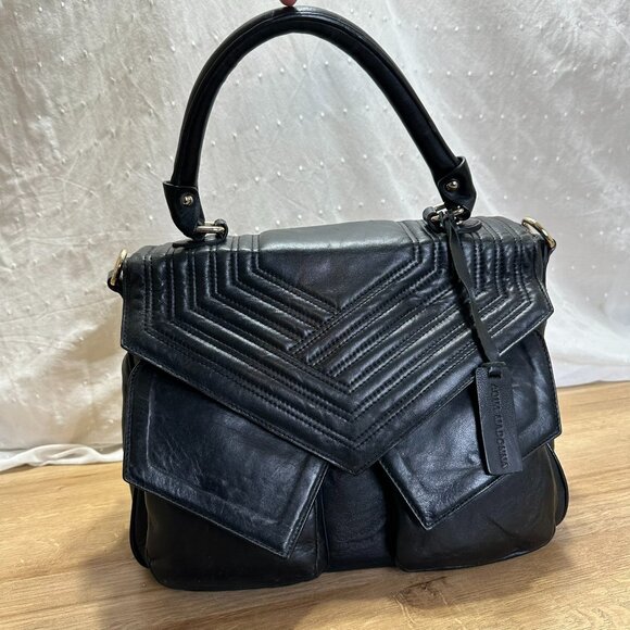 Aqua Madonna Soft Leather Handbag